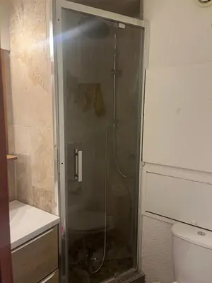 Salle de bains dans l'établissement Tignes - Studio rénové pour 3 personnes