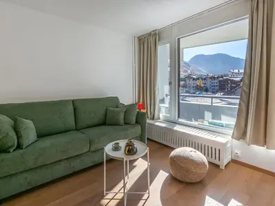 Vue générale sur la montagne ou vue sur la montagne depuis l'appartement