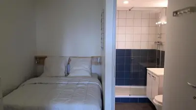 Salle de bains dans l'établissement Résidence Thuria - Spacieux 3 pièces 7/8 personnes MAE-4644