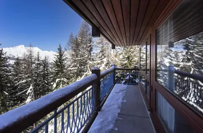 Balcon ou terrasse dans l'établissement Résidence Thuria - Spacieux 3 pièces 7/8 personnes MAE-4674