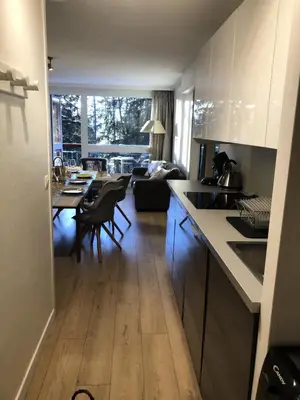 Cuisine ou kitchenette dans l'établissement Résidence Thuria - Spacieux appartement rénové 8 personnes MAE-4694