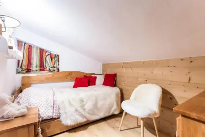 Un ou plusieurs lits dans un hébergement de l'établissement Résidence Thuria - Spacieux appartement rénové 8 personnes MAE-4704