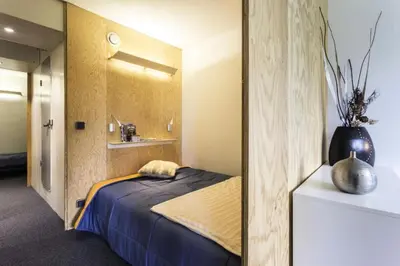 Un ou plusieurs lits dans un hébergement de l'établissement Résidence Lauzieres - Appartement 3 pèces 7 personnes pied des pistes MAE-4764
