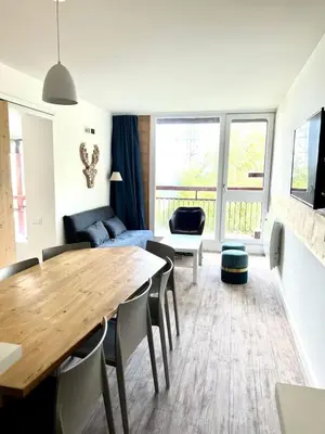 Coin salon dans l'établissement Résidence Varet 2 - Appartement rénové 3 pièces 7 personnes MAE-4774