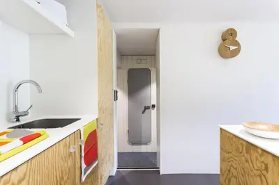 Cuisine ou kitchenette dans l'établissement Résidence Lauzieres - Appartement 3 pèces 7 personnes pied des pistes MAE-4784