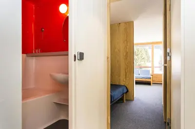 Un ou plusieurs lits dans un hébergement de l'établissement Résidence Lauzieres - Appartement 3 pèces 7 personnes pied des pistes MAE-4784