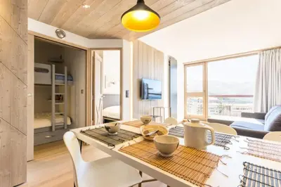 Télévision ou salle de divertissement dans l'établissement Résidence Nova 2 - Appartement 2 pièces 6 personnes proche des pistes MAE-4824
