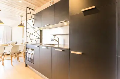 Cuisine ou kitchenette dans l'établissement Résidence Nova 2 - Appartement 2 pièces 6 personnes proche des pistes MAE-4824