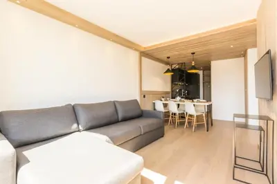 Coin salon dans l'établissement Résidence Nova 2 - Appartement 2 pièces 6 personnes proche des pistes MAE-4824