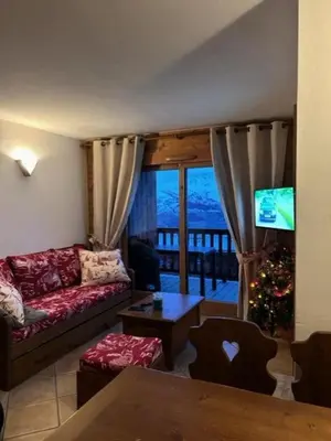 Coin salon dans l'établissement Résidence Saint Bernard - Appartement 3 pièces 4/5 personnes MAE-4834