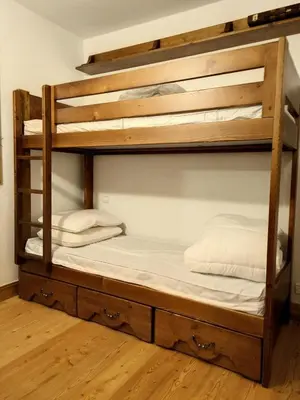 Un ou plusieurs lits dans un hébergement de l'établissement Résidence Saint Bernard - Appartement 3 pièces 4/5 personnes MAE-4834