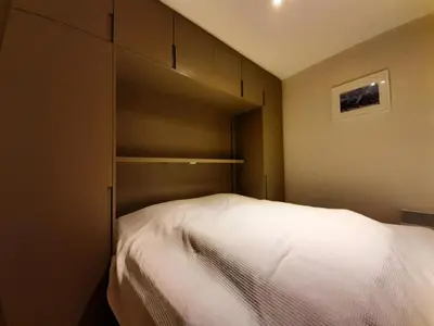 Un ou plusieurs lits dans un hébergement de l'établissement Résidence Saint Bernard - Appartement de standing 3 pièces 6 personnes MAE-4844
