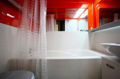 Salle de bains dans l'établissement Résidence Alliet - Agréable duplex 6 personnes au calme MAE-4884