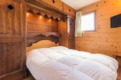 Un ou plusieurs lits dans un hébergement de l'établissement Résidence Alpages Du Chantel - Appartement 3 pièces 6 personnes MAE-4914
