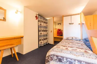 Un ou plusieurs lits dans un hébergement de l'établissement Résidence Alliet - Charmant duplex mezzanine 6/7 personnes MAE-4934