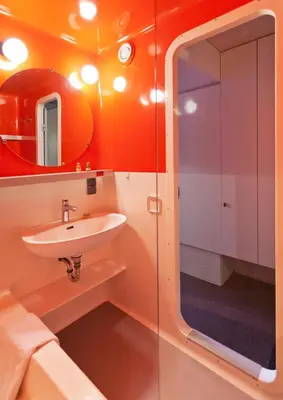 Salle de bains dans l'établissement Résidence Lauzieres - Studio 5 personnes pied des pistes MAE-5244