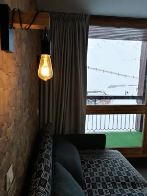 Un ou plusieurs lits dans un hébergement de l'établissement Résidence Lanchettes - Studio 4/5 personnes pied des pistes MAE-5294