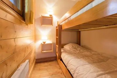 Un ou plusieurs lits dans un hébergement de l'établissement Résidence Alpages Du Chantel - Appartement 3 pièces 4 personnes MAE-5424