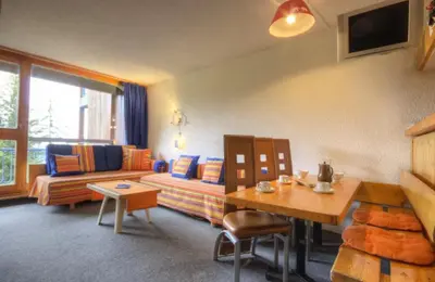 Coin salon dans l'établissement Résidence Nova 2 - Appartement 2 pièces 6 personnes proche des pistes MAE-5504