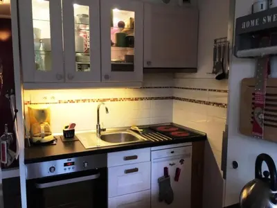 Cuisine ou kitchenette dans l'établissement Résidence Aiguille Grive 3 - Duplex 5/6 personnes au calme MAE-5554