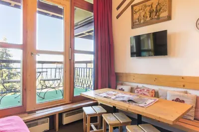 Balcon ou terrasse dans l'établissement Résidence Archeboc - Duplex mezzanine 5/6 personnes au calme MAE-5564