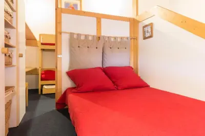 Un ou plusieurs lits dans un hébergement de l'établissement Résidence Archeboc - Duplex mezzanine 5/6 personnes au calme MAE-5564