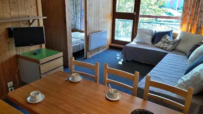 Coin salon dans l'établissement Résidence Nova 1 - Appartement 2 pièces 6 personnes proche des pistes MAE-5604