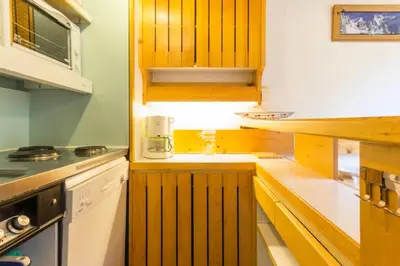 Cuisine ou kitchenette dans l'établissement Résidence Aiguille Grive 1 - Duplex mezzanine 5/6 personnes au calme MAE-5644