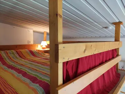 Un ou plusieurs lits dans un hébergement de l'établissement Résidence Bellecote - Studio 5 personnes pied des pistes MAE-5674