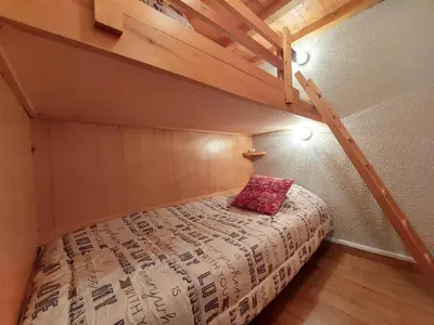 Un ou plusieurs lits dans un hébergement de l'établissement Résidence Bellecote - Studio 5 personnes pied des pistes MAE-5674