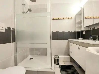 Salle de bains dans l'établissement Résidence Bellecote - Studio 5 personnes pied des pistes MAE-5674