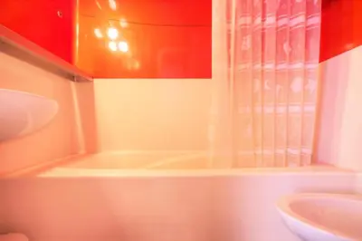 Salle de bains dans l'établissement Résidence Arandelieres - Deux pièces 5 personnes centre station MAE-5684