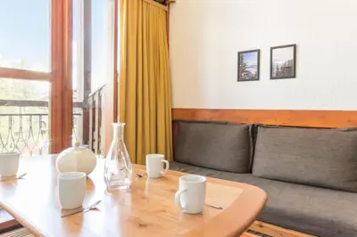Coin salon dans l'établissement Résidence Aiguille Grive 2 - Duplex mezzanine 5 personnes au calme MAE-5704