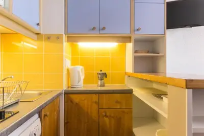 Cuisine ou kitchenette dans l'établissement Résidence Aiguille Grive 2 - Duplex mezzanine 5 personnes au calme MAE-5704