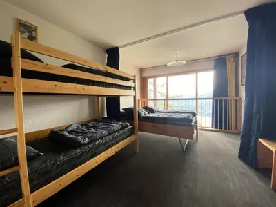 Un ou plusieurs lits dans un hébergement de l'établissement Résidence Aiguille Grive 3 - Duplex 4/5 personnes au calme MAE-5724