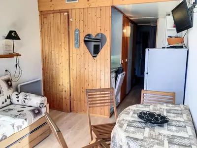 Un ou plusieurs lits dans un hébergement de l'établissement Résidence Grand Arbois - Studio 4 personnes centre station MAE-6024