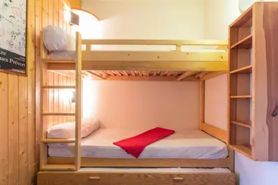 Un ou plusieurs lits dans un hébergement de l'établissement Résidence Grand Arbois - Studio 4 personnes centre station MAE-6134