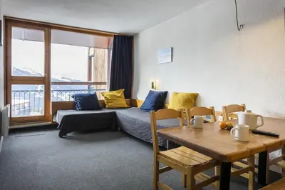 Coin salon dans l'établissement Résidence Nova 2 - Appartement 2 pièces 6 personnes proche des pistes MAE-6264