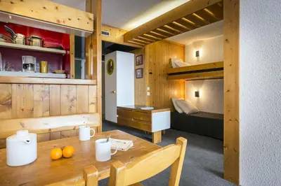 Cuisine ou kitchenette dans l'établissement Résidence Nova 2 - Appartement 2 pièces 6 personnes proche des pistes MAE-6264
