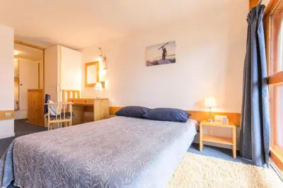 Un ou plusieurs lits dans un hébergement de l'établissement Résidence Aiguille Grive 3 - Duplex mezzanine 6 personnes au calme MAE-6304