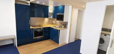 Cuisine ou kitchenette dans l'établissement Résidence Tournavelles 2 - Deux pièces 5 personnes rénové front de neige MAE-6324