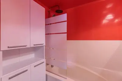 Salle de bains dans l'établissement Résidence Arandelieres - Deux pièces 5 personnes centre station MAE-6414