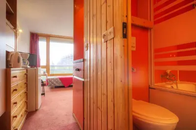 Salle de bains dans l'établissement Résidence Grand Arbois - Studio 2 personnes centre station MAE-6594