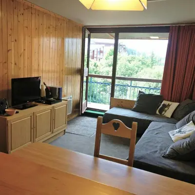 Télévision ou salle de divertissement dans l'établissement Résidence Nova 1 - Appartement 2 pièces 6 personnes proche des pistes MAE-7494