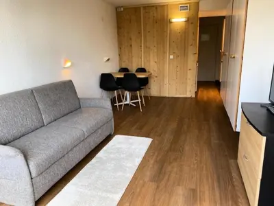 Coin salon dans l'établissement Résidence Bellecote - Studio 2 personnes pied des pistes MAE-2045