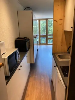 Cuisine ou kitchenette dans l'établissement Résidence Bellecote - Studio 2 personnes pied des pistes MAE-2045