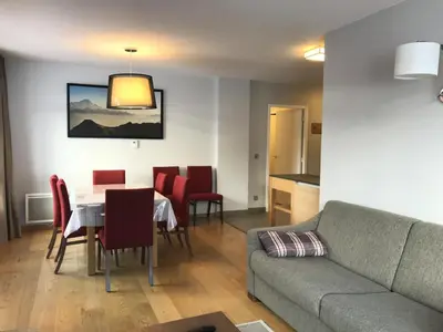 Coin salon dans l'établissement Résidence Monarques Edenarc - Appartement de standing 3 Pièces 6 personnes MAE-7774