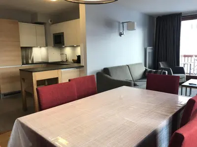Cuisine ou kitchenette dans l'établissement Résidence Monarques Edenarc - Appartement de standing 3 Pièces 6 personnes MAE-7774