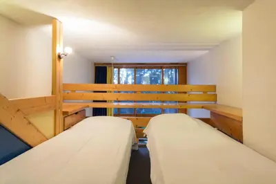 Un ou plusieurs lits dans un hébergement de l'établissement Résidence Alliet - Appartement 3 pièces mezzanine 6/7 personnes MAE-7804