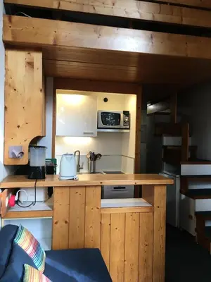 Cuisine ou kitchenette dans l'établissement Résidence Alliet - Appartement 3 pièces mezzanine 6/7 personnes MAE-7804
